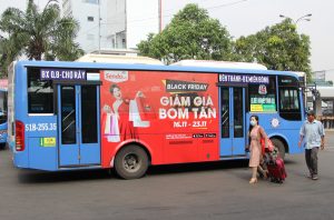 Quảng cáo xe bus tại Hà Nam