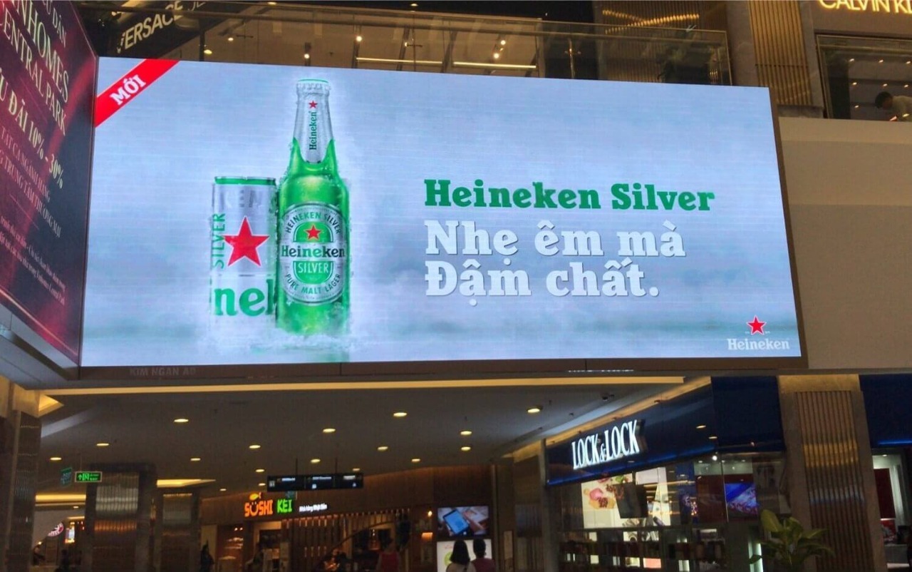 quảng cáo màn hình Led trong nhà